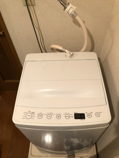 取引相手見つかりました。amadana 洗濯機 5.5kg 説明書付き！