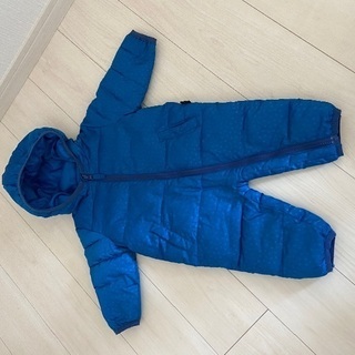 【5月末処分】カバーオール ジャンプスーツ 70 冬用 ジャンパー