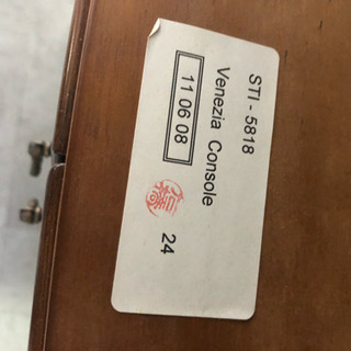 Venezia ベネチア コンソール　オシャレ家具 猫脚の収納棚 キャビネット