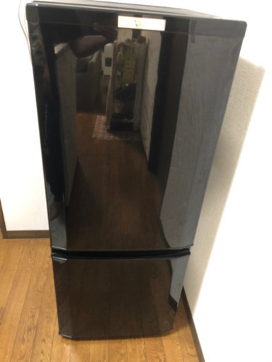 【美品】2016年製 三菱電機 146L冷蔵庫 右開き MR-P15Z-B1 ブラック 清掃済 札幌 MITSUBISHI