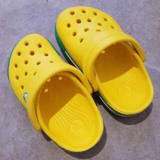 美品～子供靴！crocsクロックス！