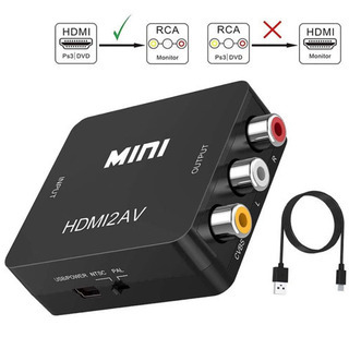 新品 HDMI av RCA コンバーター 変換アダプタ コンポジット