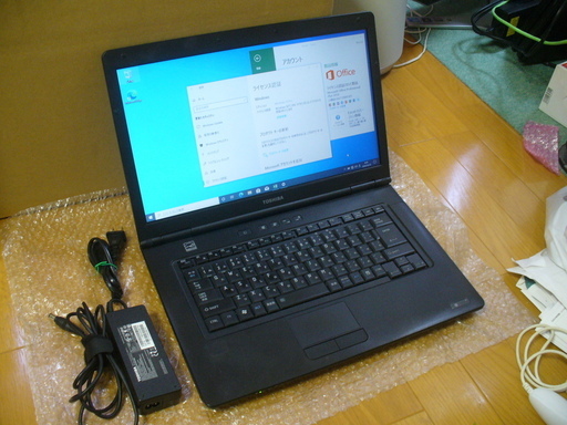 ㊱安心の東芝製 Windows 10 Pro (64bit) / Office 2016 Professional インストール済（ライセンス認証済） 15.6インチワイド ノートP㊱