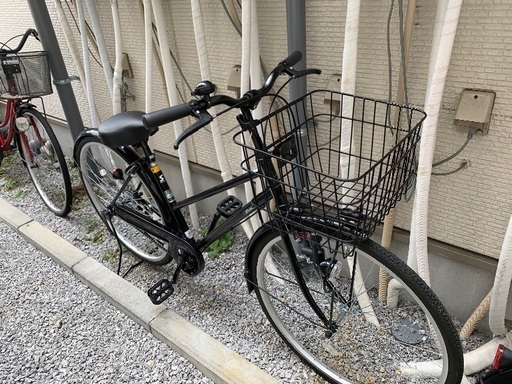 【受渡し予定】☆新品☆19000円→12000円 シティサイクル　26インチ黒　自転車