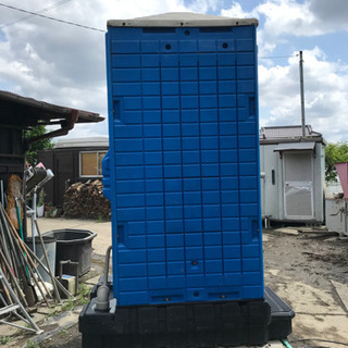 節約 仮設トイレ清掃済み 