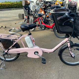 [取引中]20インチ子供乗せ電動自転車。防犯登録込4万円