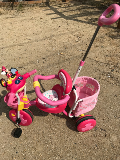 ミニーちゃん三輪車⭐︎おしゃべりカーゴTrikeミニー