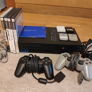 PS2本体、コントローラー、ソフト