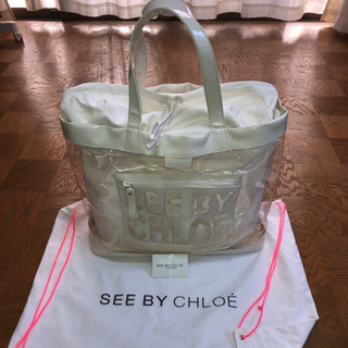 SEE BY CHLOE クリアトートバッグ