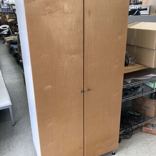 クローゼット ワードローブ 無印良品 幅86cm 奥行57cm 高さ175cm 木材 衣類収納 シンプル 棚付き 無印良品計画  ペイペイ対応 札幌市西区西野