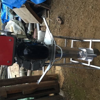 競艇ボートレース、船外機、プロペラ。
