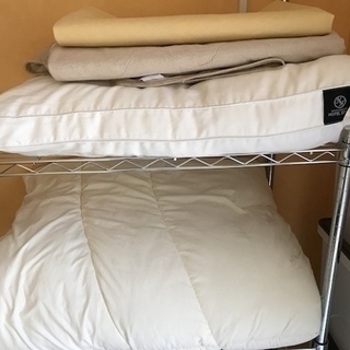 【ベッド用品】ホテルで使用のおしゃれな式毛布セット