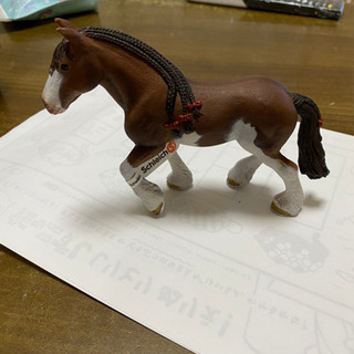 シュライヒ　schleich  クライデスデール馬　メス