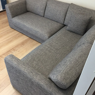 コーナーソファ(NポケットA3 DR-GY-R)グレー