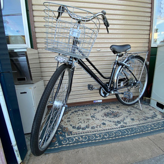 🌈整備点検済み🌈６段ギアで快適な走行☘️シティサイクル 27インチ◆試乗可能◆🔶良品🔶🚚無料配送🚚≡