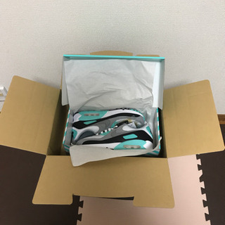 靴 ☆未使用☆ NIKE エアマックス90 メンズ 「25.5㎝」(ターコイズブルー)