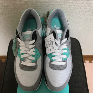靴 ☆未使用☆ NIKE エアマックス90 メンズ 「25.5㎝」(ターコイズブルー)
