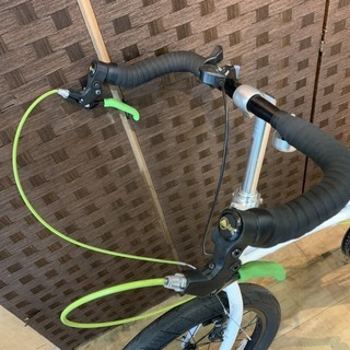 DOPPELGANGER ドッペルギャンガー 210 20インチ折畳み自転車 使用感ありますが全体的に綺麗な車体です。 カスタム点 サスペンション機構付シートポスト サドル プロロゴ zero タイヤ TIOGA SPEC TR 2.40 ハンドル ブルホーンカスタム 札幌発