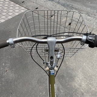 売り切れました！28インチ シティサイクル グリーン 6段 サイクル