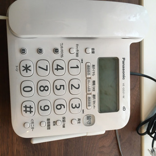 パナソニック　電話機　VE-GD21-W  動作確認済
