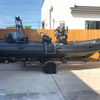 新艇インフレーター RIBボート520(17ft) 新品ヤマハ70馬力　GPS魚探、トレーラー付き
