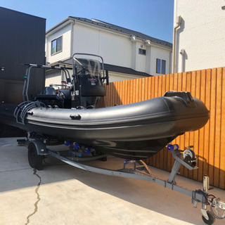 新艇インフレーター RIBボート520(17ft) 新品ヤマハ70馬力　GPS魚探、トレーラー付き