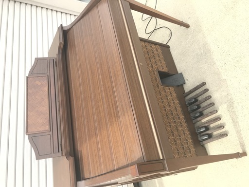 NO.459【希少/アンティーク】動作確認済/YAMAHA エレクトーン 電子ピアノ 1980年代 D-800 7865 レトロ 音楽 音 ヤマハ 引取り希望福井発