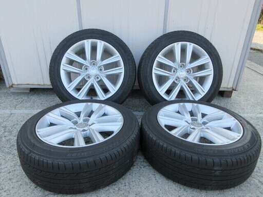 中古品 トヨタ クラウンアスリート 210系 純正ホイール Pcd114 3 7 5j 17インチ タイヤサイズ 215 55r17 タイヤ 新古市場 新宮中央のタイヤ ホイールの中古あげます 譲ります ジモティーで不用品の処分