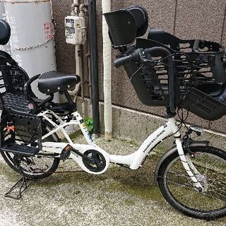 ★値下げ★3人乗り 非電動自転車 6段ギア ママフレロック