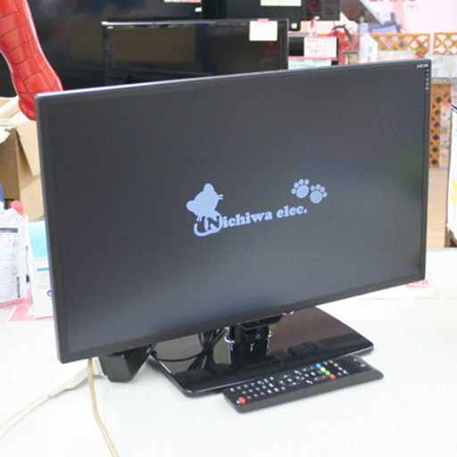 テレビ 24インチ フルHD 地上デジタル リモコン付き ニチワ 動作確認済み  Nichiwa☆ PayPay(ペイペイ)決済可能 ☆ 札幌市 清田区 平岡