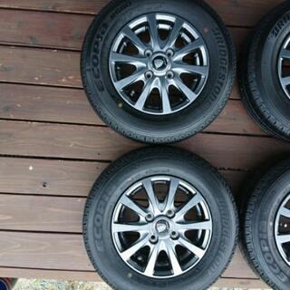  軽バン、軽トラ用タイヤホイール4本セット  走行3,000km