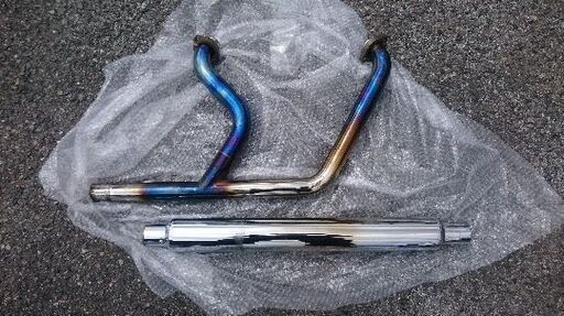 値下げ⤵ハーレー TC88 モーターステージ グライドシガー 2in1エキパイ マフラー セット