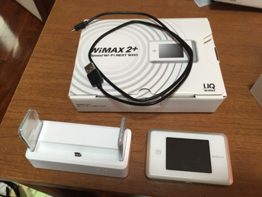 Wx03 Uq Wimax モバイルルータ Yu 小禄のその他の中古あげます 譲ります ジモティーで不用品の処分