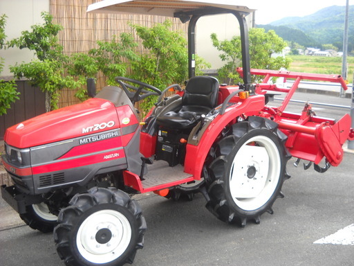 三菱トラクター・屋根付使用少！MT200パルシードGS・農業機械