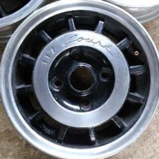 旧車 当時物 117クーぺアルミホイール トトキ 北見のタイヤ ホイールの中古あげます 譲ります ジモティーで不用品の処分