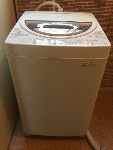 2014年製 東芝 洗濯機 6kg　＊受渡し日5月29日か30日のみ (キャンセル不可)