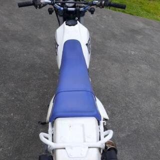 SUZUKI DJEBEL タンク 青 （セローのタンクをカスタム（1995年