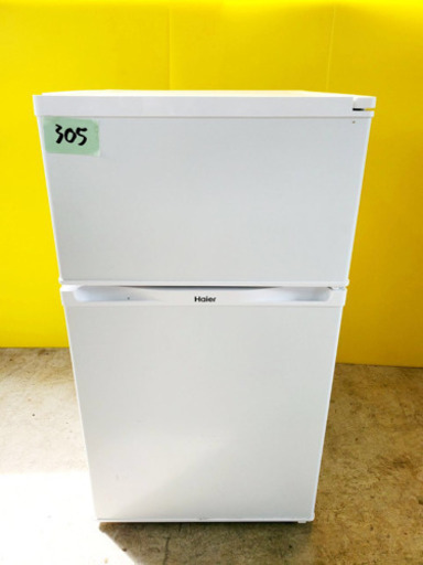 高年式‼️305番 Haier✨冷凍冷蔵庫✨JR-N19K‼️