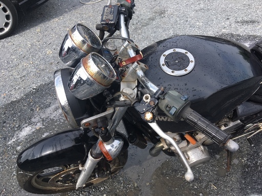 ★カワサキ　ゼファー４００　書無　現状販売　陸運局確認済、書類は出ません ☆カワサキ ゼファー400 書無 現状販売 陸運局確認済、書類は出ませ