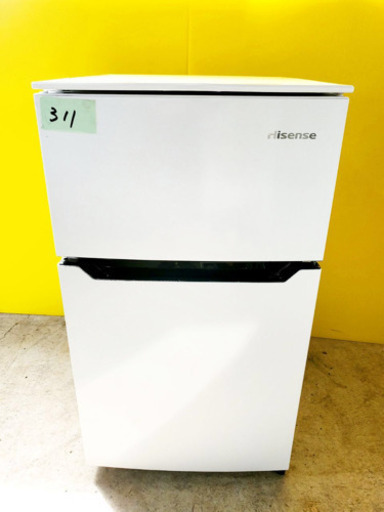 高年式‼️311番 Hisense✨2ドア冷凍冷蔵庫✨HR-B95A‼️