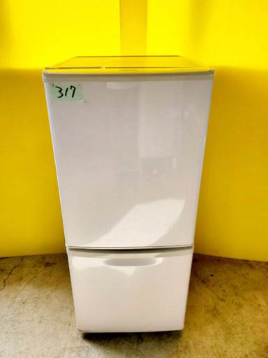 317番 Panasonic✨ノンフロン冷凍冷蔵庫✨NR-B142W-P‼️
