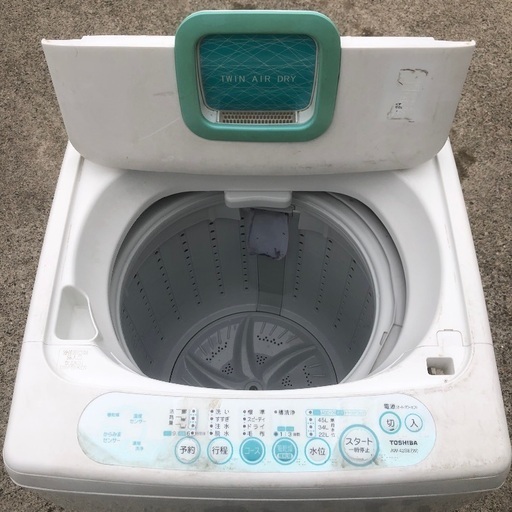 【配送無料】外置きなどに！東芝 4.2kg 洗濯機 AW-42SE