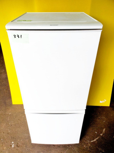 高年式‼️331番 SHARP✨ノンフロン冷凍冷蔵庫✨SJ-D14C-W‼️