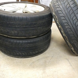 【苫小牧バナナ】FIREHAWK 205/55R16 10年製 難あり マツダ純正 アルミ 16×6 1/2J オフセット 52.5 PCD 114.3