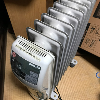 フィン型電気ストーブ