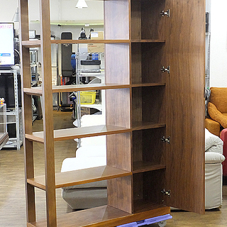 (Y)北大前! 札幌 引取 Francfranc/フランフラン ゴデーレ スクリーンシェルフ ウォールナット