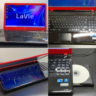 良品・情熱のコントラスト赤と黒/Core i7/メモリ4G/SSD240G/Office2019