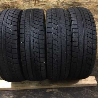 BS BLIZZAK VRX 185/70R14 14インチ スタッドレス 4本 2018年製 バリ溝 ノート カローラフィールダー フリード等 (TU36) クレジットカード QR決済可能の画像
