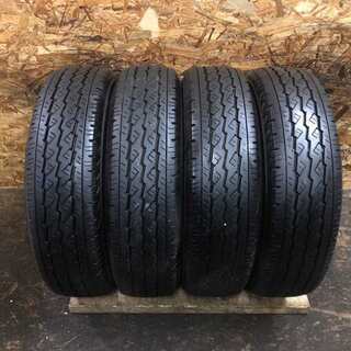 BS V600 195/80R15 107/105L LT 15インチ 夏タイヤ 4本 2018～2019年製 ハイエース キャラバン等 (VTM161) クレジットカード QR決済可能