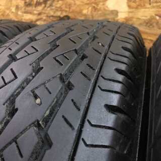 BS V600 195/80R15 107/105L LT 15インチ 夏タイヤ 4本 2018～2019年製 ハイエース キャラバン等 (VTM161) クレジットカード QR決済可能